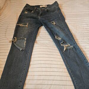 GARAGE distressed skinny jeans
